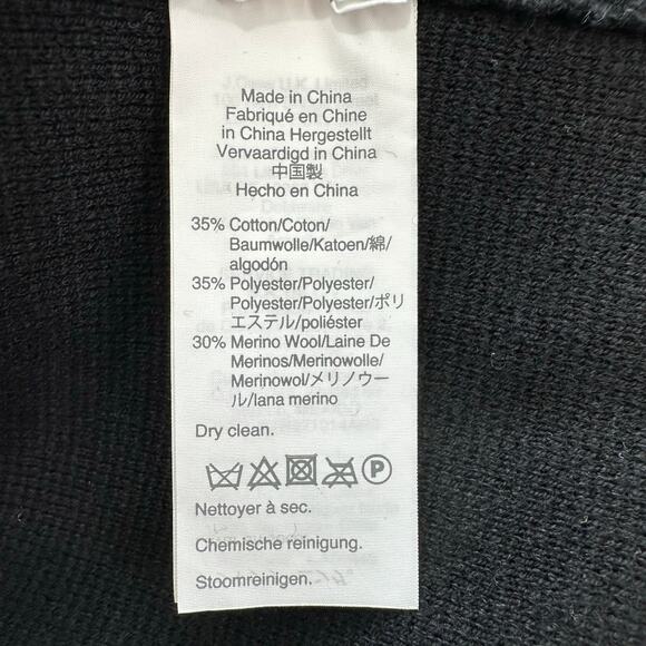 J. Crew Juliette Collarless Sweater Blazer Women XS Black Career Office Capsule - Picture 7 of 8